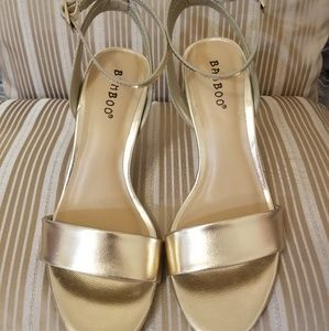 Bamboo Gold High Heels